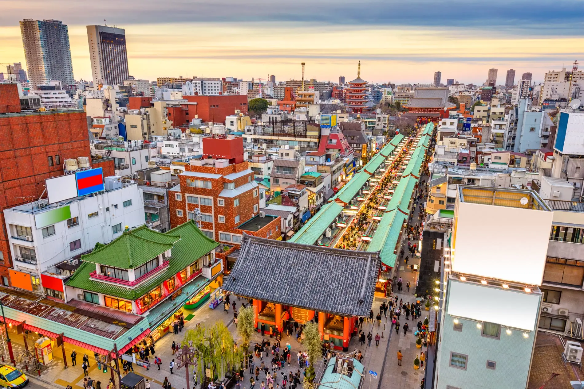 Sensō-ji temple in Asakusa, Tokyo